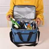Geanta Termoizolanta pentru Picnic sau Plaja capacitate 16l Albastra